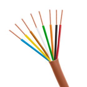 18/8 Thermostat 18AWG 8 Conductor Unshielded Cable - 250 Feet