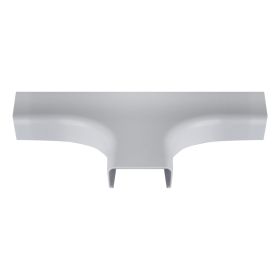 Wire Trak 3 Way Tee for Raceway PVC White, 1 1/2" W x 3/4" H