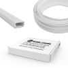 Wire Trak On A Roll 3/4" H x 1-1/2" W - 50 FT, White, Raceway, Cable Management
