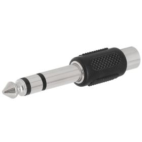 6.35mm Stereo Plug to RCA Jack Adapter