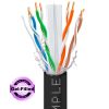 Cat6 1000ft Outdoor Ethernet Cable Black | Gel Filled | Direct Burial | CMX