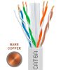 1000ft Cat 6A Riser Ethernet Cable White | 10G, CMR, 23AWG | Bare Copper