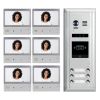 Intercom System for Apartment | 6 Apartment WiFi Video Doorbell | 6 x 7" Monitors, Door Release - DX4761S/ID