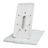 Video Intercom Monitor Desk Mount Stand for DT-17S, DT-47MG, DT-433, DT-471, DX-471, and DX-47 Displays, White Plastic