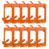 Low Voltage Mounting Bracket 1 Gang Multipurpose Drywall Mounting Wall Plate Bracket – (Single Gang, 10 PACK)