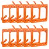 Low Voltage Mounting Bracket 2 Gang Multipurpose Drywall Mounting Wall Plate Bracket – (Dual Gang, 10 PACK)