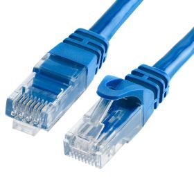 Cat6 Ethernet Cable 7ft Blue | 10Gbps, RJ45 LAN, 550 MHz, UTP | Network Patch Cable