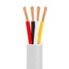Speaker Wire 250ft 14AWG 4C White | CL2 Rated | In-Wall Speaker Cable