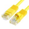 Cat5e Ethernet Cable 25ft Yellow | UTP, 350 MHz, 1Gbps, RJ45 LAN | Network Patch Cable