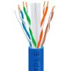 1000ft Cat 6 Riser Ethernet Cable Blue | Unshielded | CMR, 23AWG, UTP