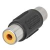 Cmple – RCA Coupler Audio Video Adapter RCA Female to RCA Female Adapter