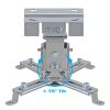 Universal Projector Ceiling Mount Max 44Lbs - Silver