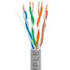 1000ft Cat5e Plenum Ethernet Cable Gray | Bare Copper | CMP, UTP, 23AWG