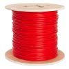 Fire Alarm 16/2 Bare Copper 16AWG 2 Conductor Unshielded Cable - 1000 Feet Red