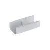 Wire Trak Joint Cover for Raceway PVC White, 3/4" W x 1/2" H