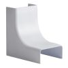 Wire Trak Inside Corner for Raceway PVC White, 1 1/2" W x 3/4" H