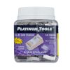 Platinum Tools 106206J RJ45 Shielded Cat6 2 pc. Round-Solid 3-Prong with Liner Connector - Jar of 100