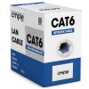 1000ft Cat 6 Riser Ethernet Cable Blue | Unshielded | CMR, 23AWG, UTP