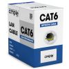 1000ft Cat 6 Riser Ethernet Cable Yellow | Unshielded | CMR, 23AWG, UTP