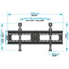 Ultra Slim Heavy-Duty Fixed Wall Mount for 37"-70" LCD/LED/Plasma TV's