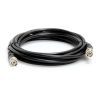 Cmple RG59U 12 Feet BNC Male to BNC Male, 75 Ohm, Coaxial BNC to BNC Video Cable, 12FT Black