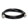 Cmple RG59U 6 Feet BNC Male to BNC Male, 75 Ohm, Coaxial BNC to BNC Video Cable, 6FT Black