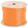 Orange Cat5e Shielded Ethernet Cable 1000ft | Bare Copper | Riser CMR