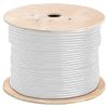 1000ft Cat 6 Riser Ethernet Cable White | Shielded | CMR, FTP, 23AWG