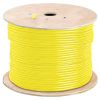 1000ft Cat 6 Riser Ethernet Cable Yellow | Shielded | CMR, FTP, 23AWG