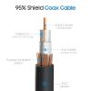 Cmple RG59U 100 Feet BNC Male to RCA Male, 75 Ohm, Coaxial BNC to RCA Video Cable, Black, (457-N)