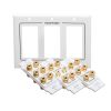 Speaker Wall Plate 7.1 Surround Sound Distribution – 3-Gang