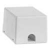 1 Port Keystone Jack Surface Mount Box -White