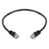 Cat5e Ethernet Cable 1.5ft Black | UTP, 350 MHz, 1Gbps, RJ45 LAN | Network Patch Cable