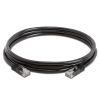 Cat5e Ethernet Cable 7ft Black | UTP, 350 MHz, 1Gbps, RJ45 LAN | Network Patch Cable