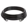 Cat5e Ethernet Cable 25ft Black | UTP, 350 MHz, 1Gbps, RJ45 LAN | Network Patch Cable