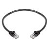 Cat6 Ethernet Cable 1.5ft Black | 10Gbps, RJ45 LAN, 550 MHz, UTP | Network Patch Cable