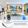 1080P WiFi IP Camera Motion Detection IR Night Vision Camcorder Indoor 360° Coverage Security Surveillance App Cloud Available for Baby Elder