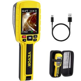 VEVOR Thermal Imaging Camera, 60x60 (3600 Pixels) IR Resolution Infrared Camera with 2.8" Color Display Screen, Built-in SD Card and Li-ion Batte