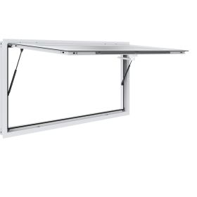 VEVOR Concession Window 72"x48", Aluminum Alloy Food Truck Service Window with Awning Door & Drag Hook
