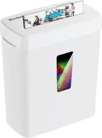 Woolsche Paper Shredder, P-5 Security Level, 5-Sheet Micro Cut with 3.43-Gallon Basket, Durable & Fast with Jam Proof System