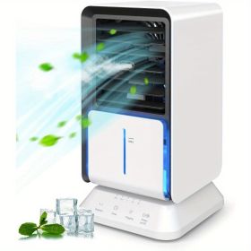 Portable Air Conditioner, Mini Personal Oscillating Air Conditioner Small Air Cooler Cooling Fan