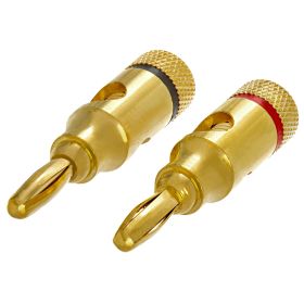 High (Option: Quality Copper Speaker Banana Plugs  Open Screw Type, 1 PAIR)