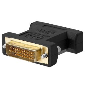 DVI (Option: A Male to VGA Male Adapter GOLD)