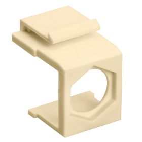 Blank Insert For F Type Connector (Option: 10pcs Pack Ivory)