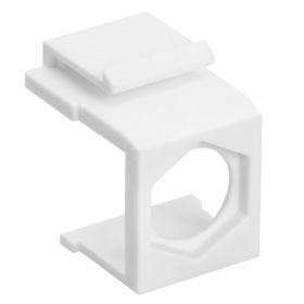 Blank Insert For F Type Connector (Option: 10pcs Pack White)