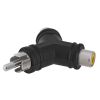 RCA Plug to 2xRCA Jack Adapter