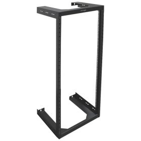 Wavenet (Option: 30U Wall Mount Server Rack 18" Deep 2 Post Open Frame Server Room Rack for 19" Network Data Computer Equipment – Black)