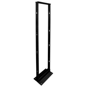 Wavenet (Option: 2Post 45U Open Frame Floor Rack Organizes 19” Network & Data Rack Equipment, Aluminium – Black)