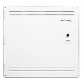 Wavenet (Option: 15 Inch Plastic Enclosure Wi‐Fi Friedly with Lockable Hinged Vented Door for Home Structured Low Voltage Wiring  White)