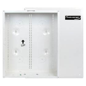 Wavenet (Option: 18 Inch Structured Wiring Enclosure with Screwon Door for Home Low Voltage Wiring, Fully Metal – White)